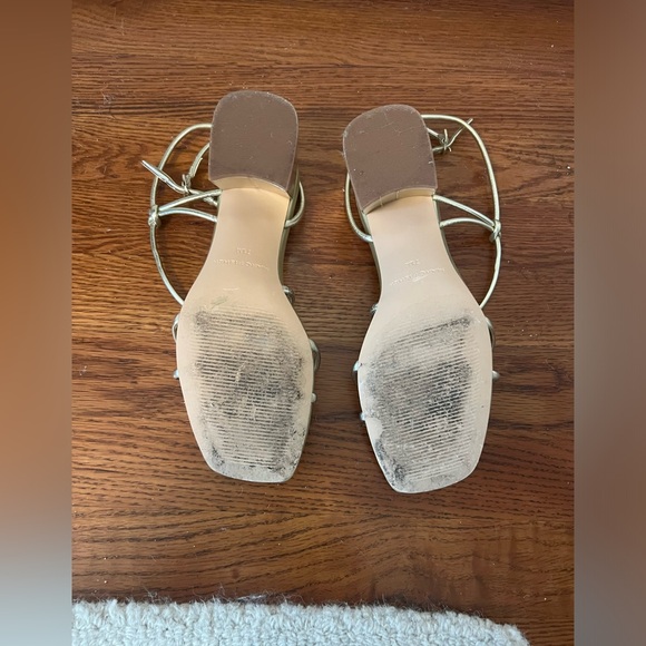 Gold Marc fisher strappy heels - Picture 6 of 6